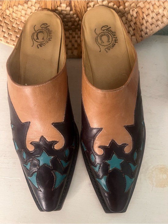 Charlie 1 Horse Shoes - Charlie 1 Horse by Lucchese Western Mule Clogs Size 6.5